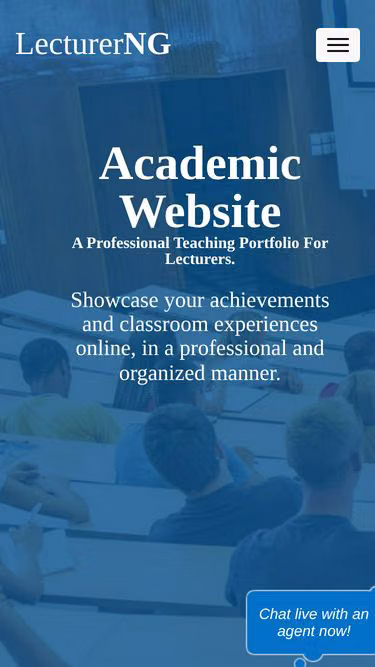 Screenshot of lecturer.com.ng