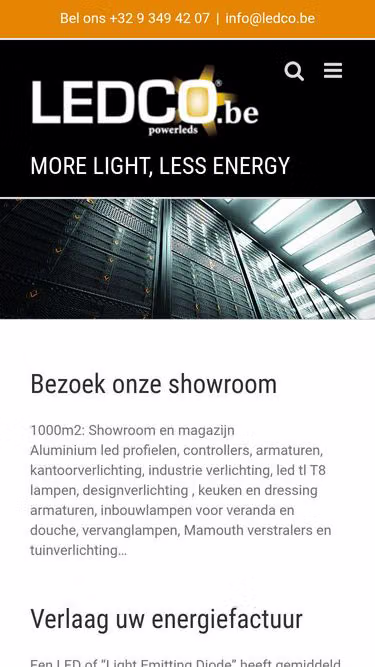 Screenshot of ledco.eu