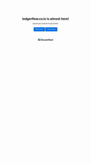 Screenshot of ledgerflow.co.ls