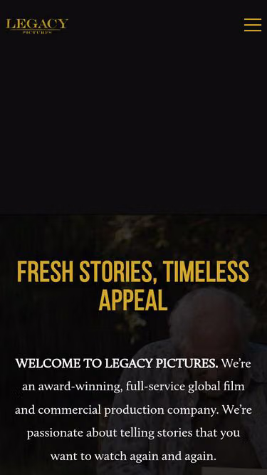 Screenshot of legacy.film