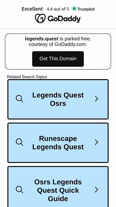 Screenshot of legends.quest