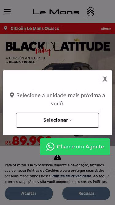 Screenshot of lemans.com.br