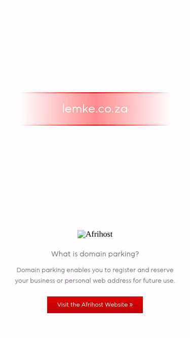 Screenshot of lemke.co.za