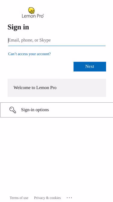 Screenshot of lemon.pizza