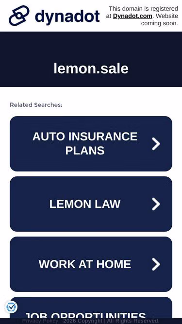 Screenshot of lemon.sale