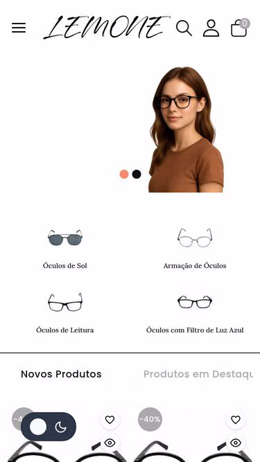 Screenshot of lemone.com.br