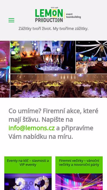 Screenshot of lemons.cz