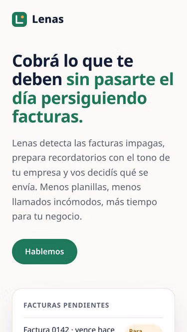 Screenshot of lenas.pro