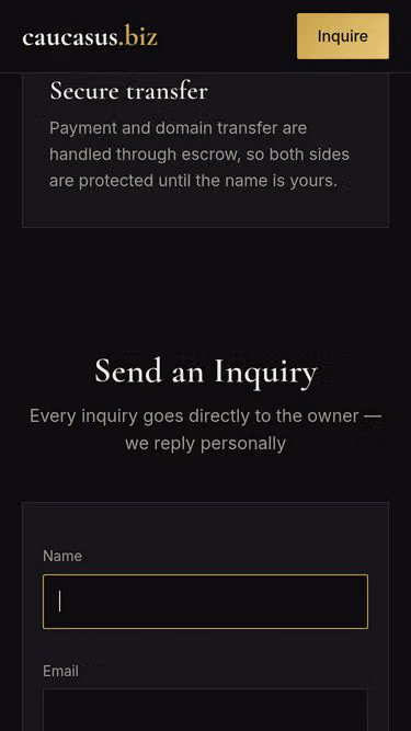 Screenshot of lend.ge