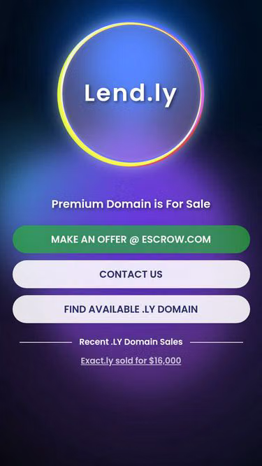 Screenshot of lend.ly