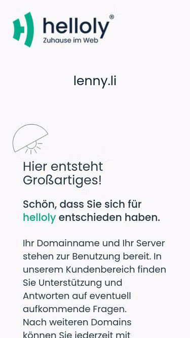 Screenshot of lenny.li