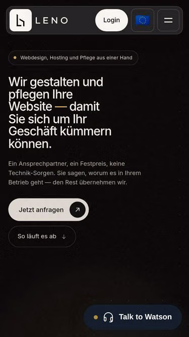 Screenshot of leno.biz
