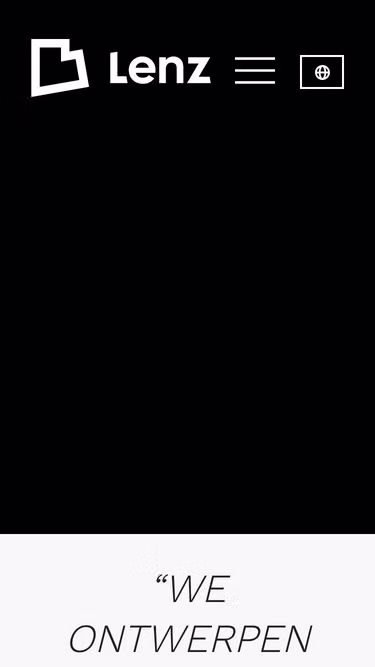 Screenshot of lenz.nl