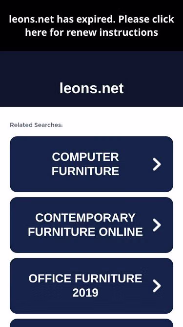 Screenshot of leons.net