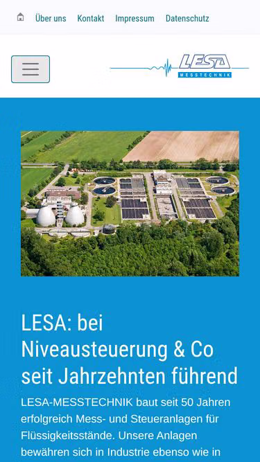 Screenshot of lesa.de