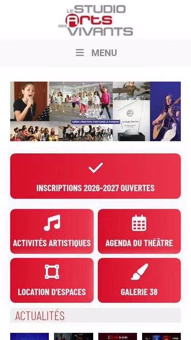 Screenshot of lestudio.ma