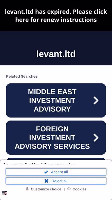 Screenshot of levant.ltd
