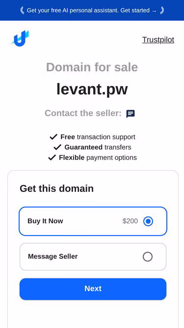 Screenshot of levant.pw