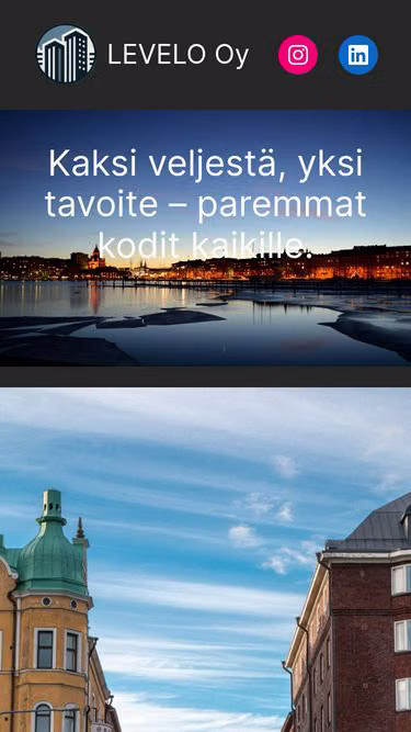 Screenshot of levelo.fi