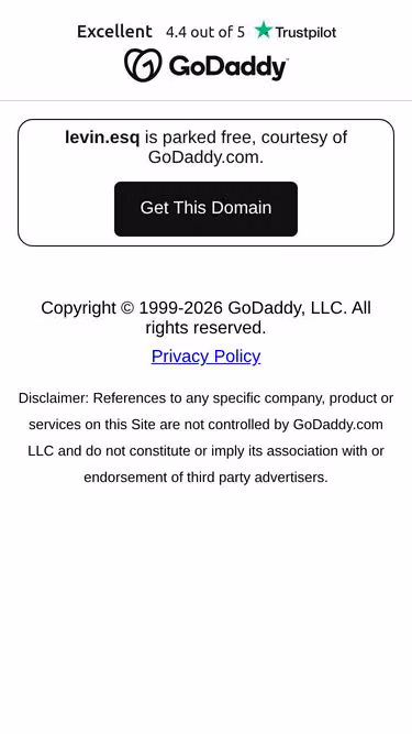 Screenshot of levin.esq