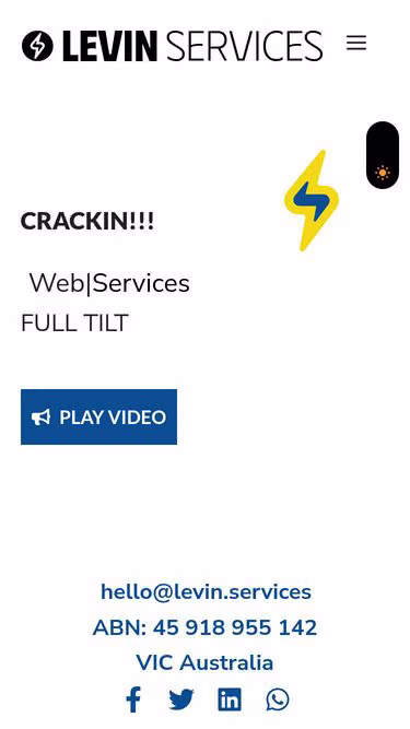 Screenshot of levin.services
