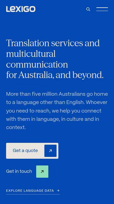 Screenshot of lexigo.uk