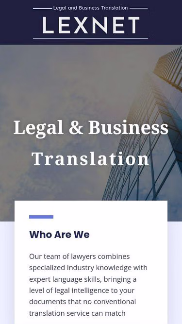 Screenshot of lexnet.cl