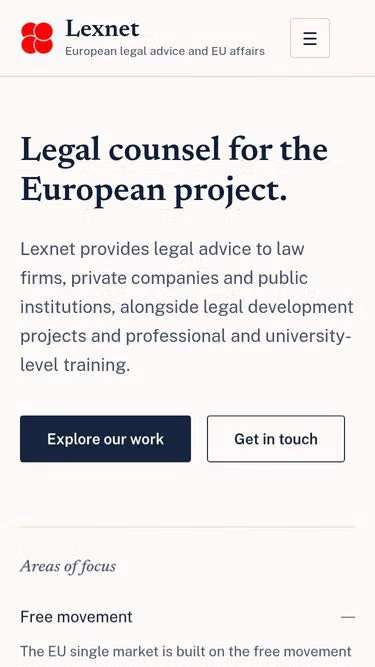 Screenshot of lexnet.lv