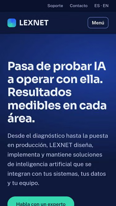 Screenshot of lexnet.mx