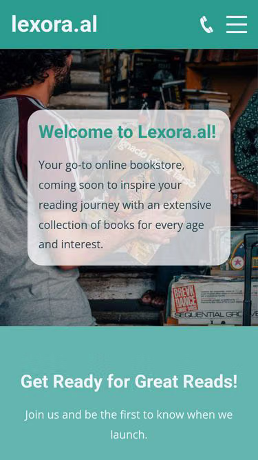Screenshot of lexora.al