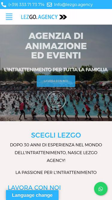Screenshot of lezgo.agency