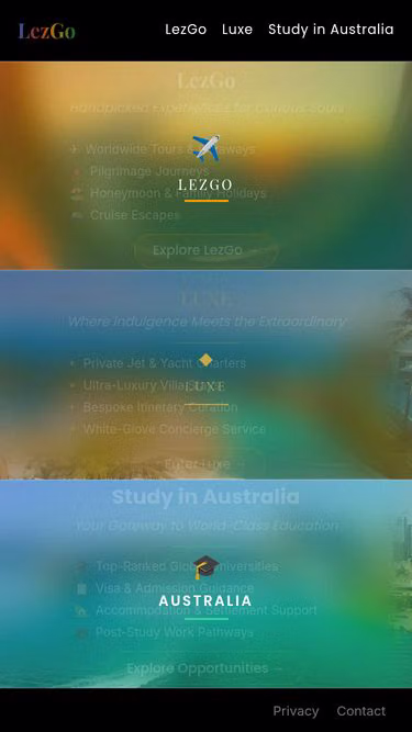 Screenshot of lezgo.in