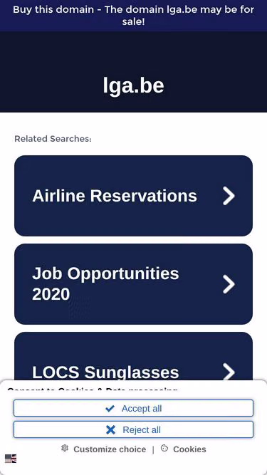 Screenshot of lga.be