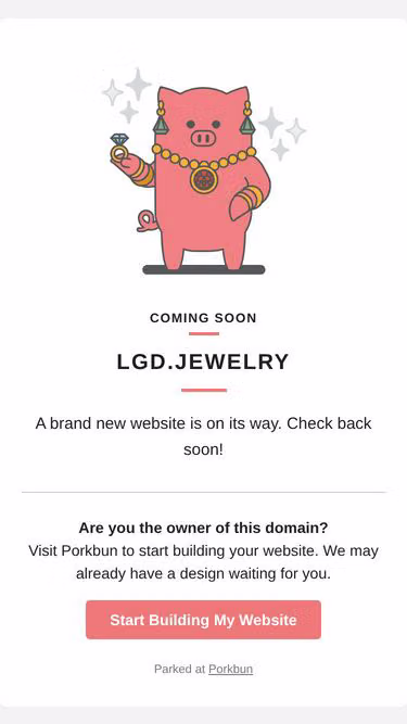 Screenshot of lgd.jewelry