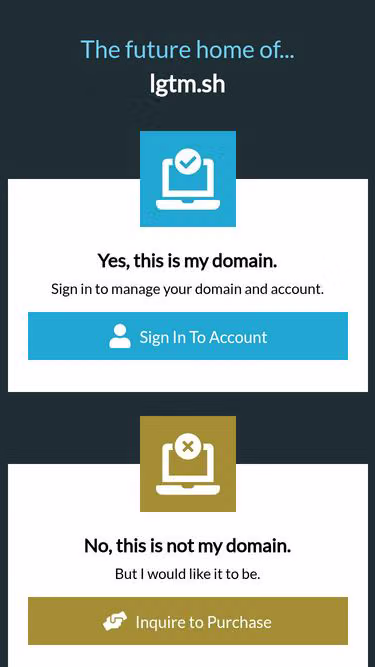Screenshot of lgtm.sh
