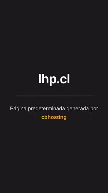 Screenshot of lhp.cl