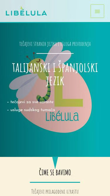 Screenshot of libelula.hr