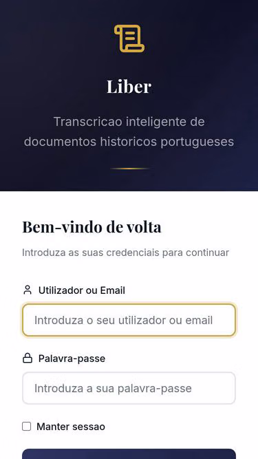 Screenshot of liber.pt