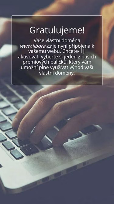 Screenshot of libora.cz