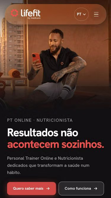 Screenshot of lifefit.net