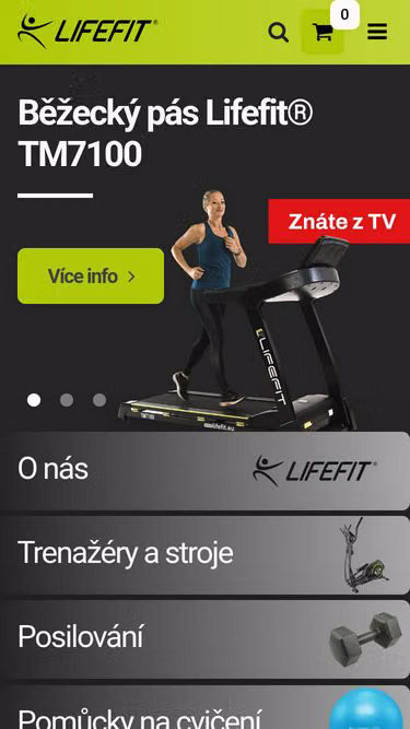 Screenshot of lifefit.sk