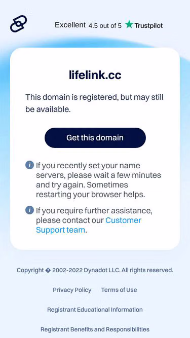 Screenshot of lifelink.cc