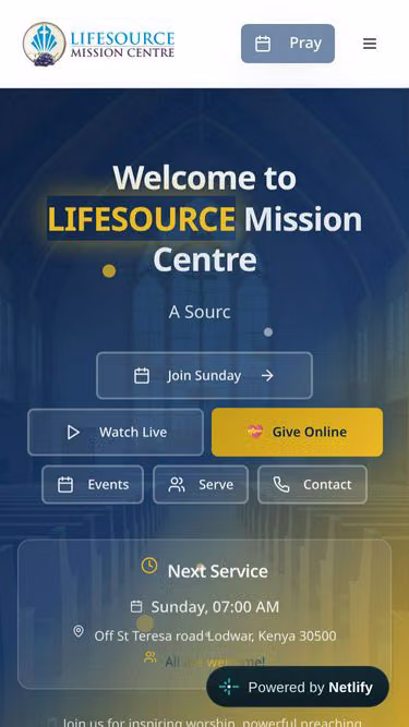 Screenshot of lifesource.co.ke
