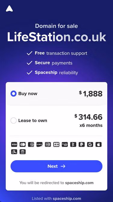 Screenshot of lifestation.co.uk