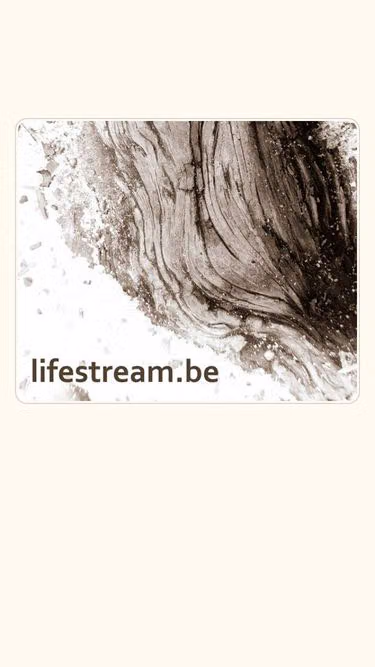 Screenshot of lifestream.be