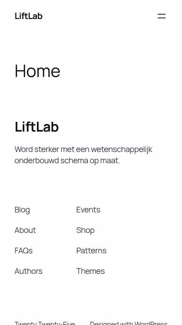 Screenshot of liftlab.be