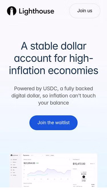 Screenshot of lighthouse.com