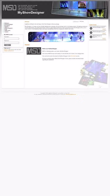 Screenshot of lighthouse.nl