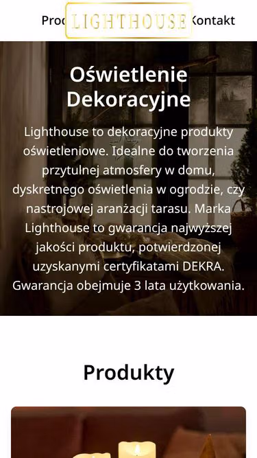 Screenshot of lighthouse.style