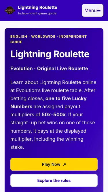 Screenshot of lightningroulette.org